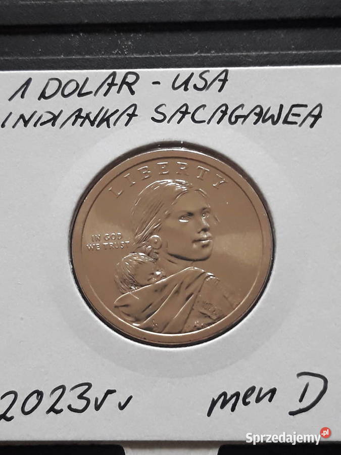 1 Dolar USA Indianka Sacagawea 2023 r Konin sprzedam