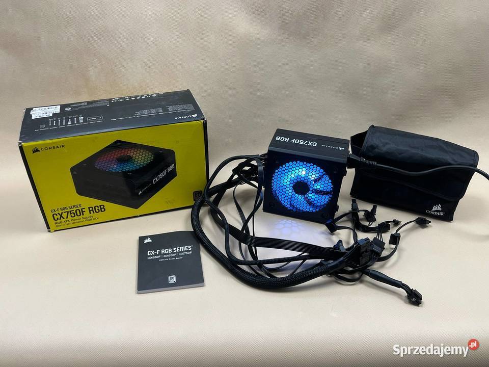 Zasilacz Corsair CX750F RGB 750W Gwarancja Gliwice