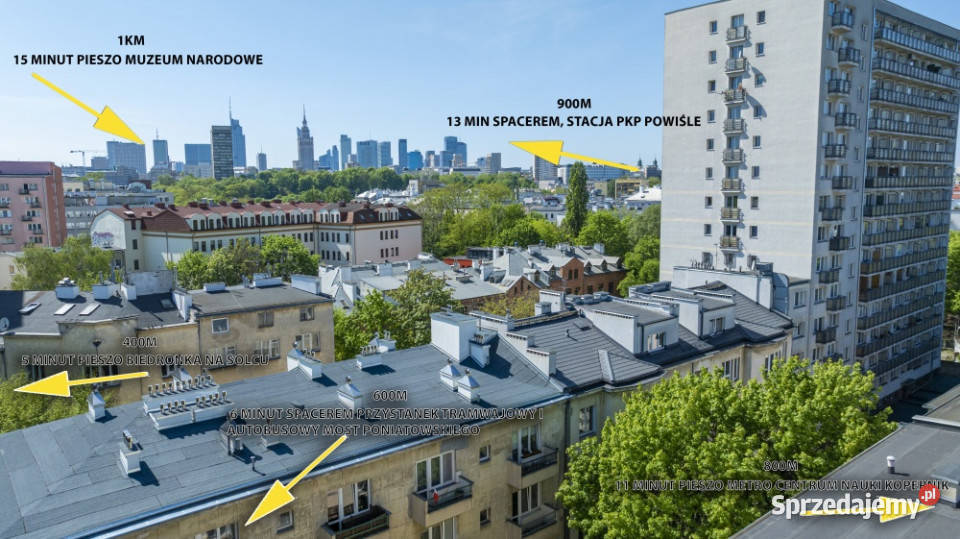 Urokliwe mieszkanie na Powiślu mazowieckie Warszawa