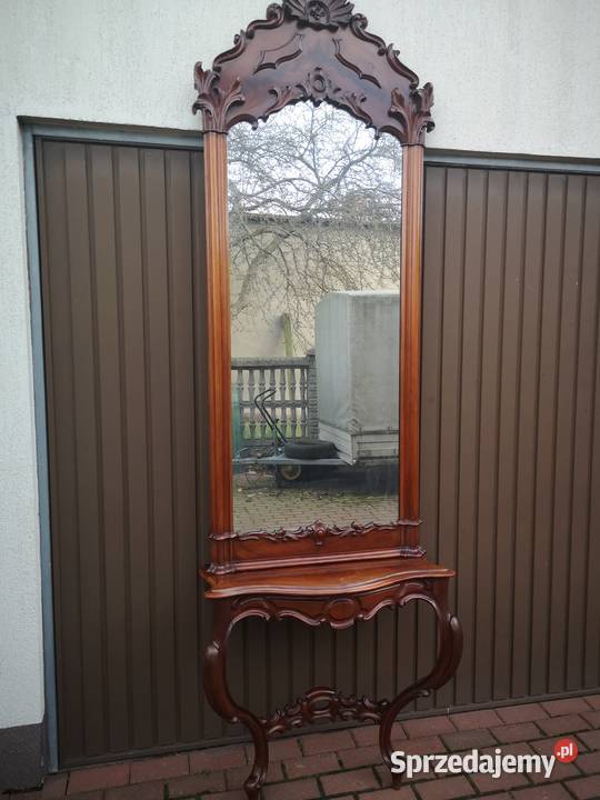 Duże Lustro Ludwik Filip Machoń XIX Wiek Swarzędz