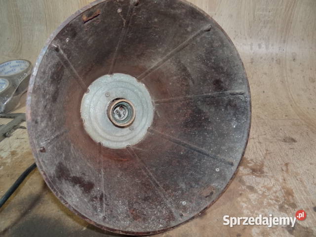 wisząca lampa Industrial loft fabryczna org DDR Żary