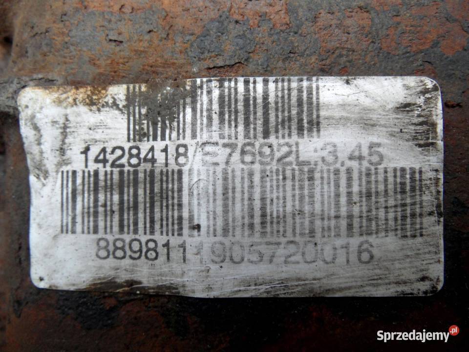 BMW Z3 19 B 99r dyfer most tył 345 1428418