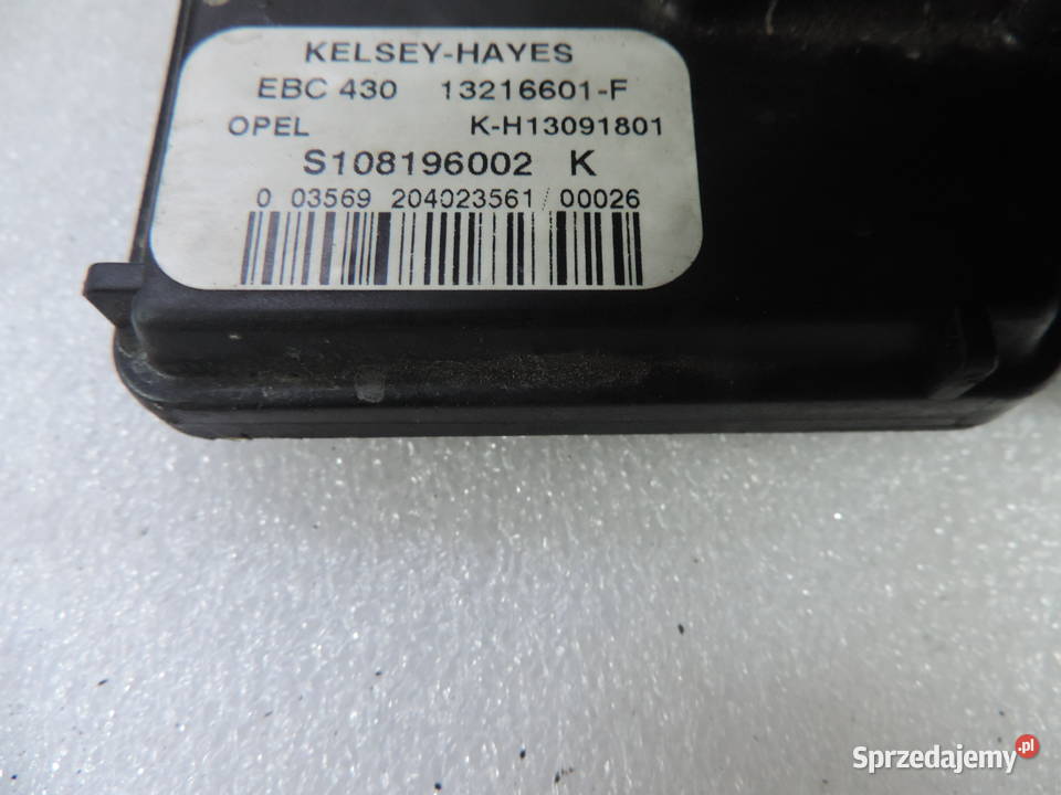 OPEL VECTRA B POMPA ABS S108196002K osobowe Nowy Sącz