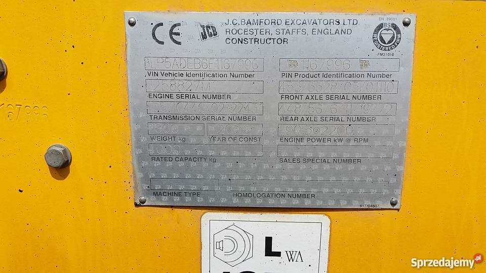 JCB 54070 ładowarka teleskopowa super Sokoły