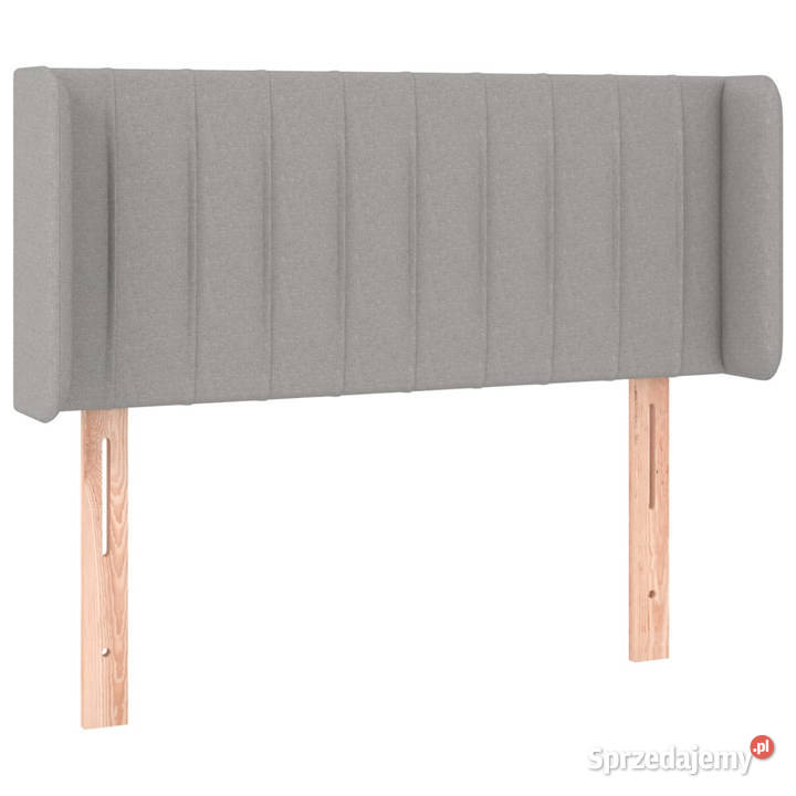 Zagłówek uszak jasnoszary 103x16x7888 tkanina mazowieckie Warszawa sprzedam