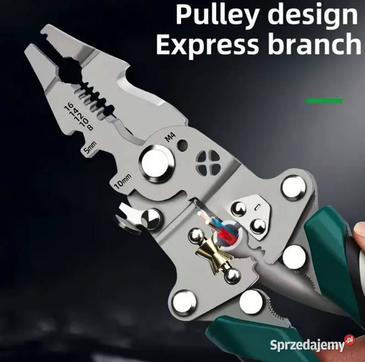 Wielofunkcyjne szczypce elektryków OBCINACZKI Swarzędz