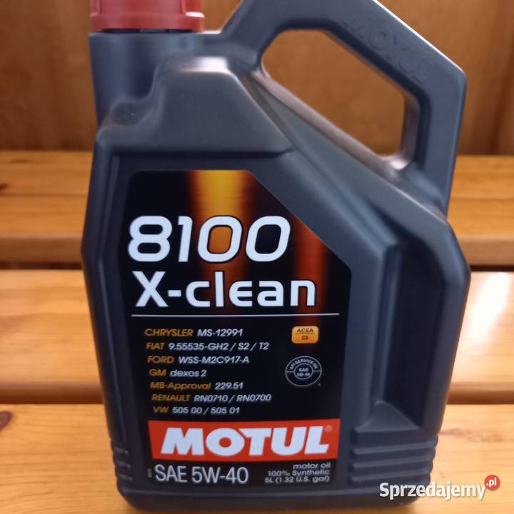 olej silnikowy MOTUL 5W40 8100 X-CLEAN C3 5 LITRÓW okazja Proszowice 