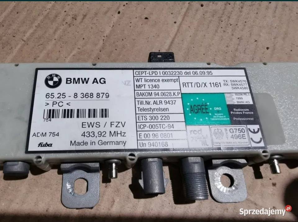 Wzmacniacz anteny BMW E39 Wyposażenie elektryczne Żory