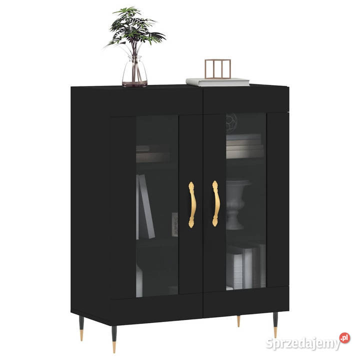 Szafka czarna 695x34x90 materiał drewnopochodny Warszawa