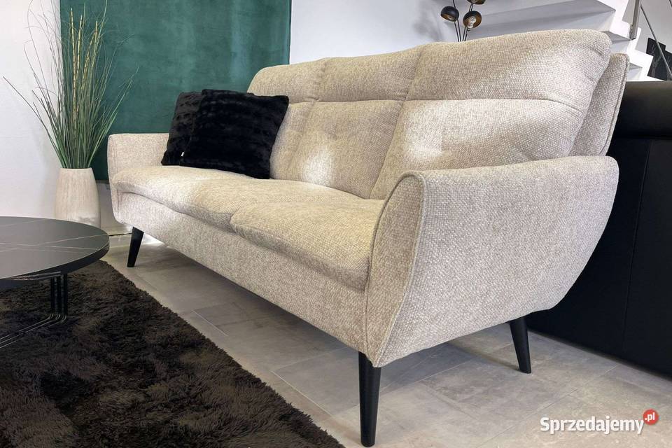 Komplet wypoczynkowy GOLDI 311 tkanina dostępny śląskie Piasek