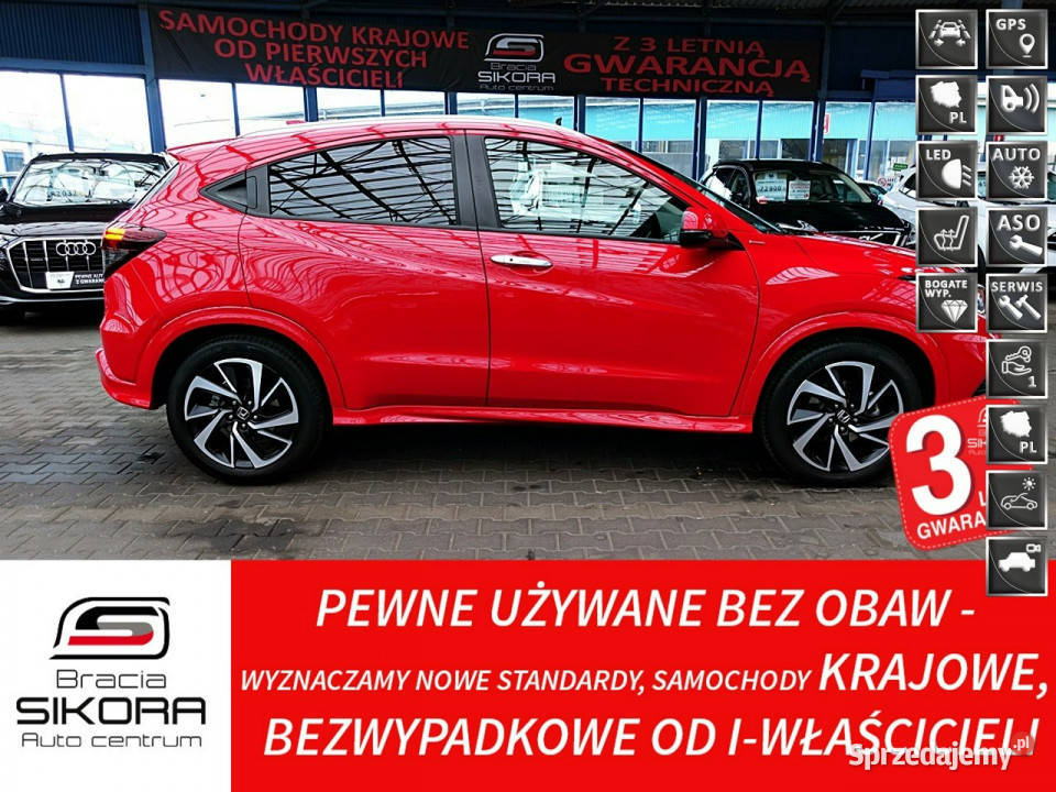 Honda HRV EXECUTIVEElDachFulLedNavi 3Lata światła do jazdy dziennej Mysłowice