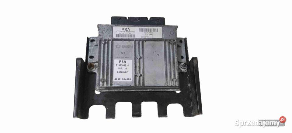 STEROWNIK SILNIKA KOMPUTER ECU CITROEN C3 2003 Części samochodowe