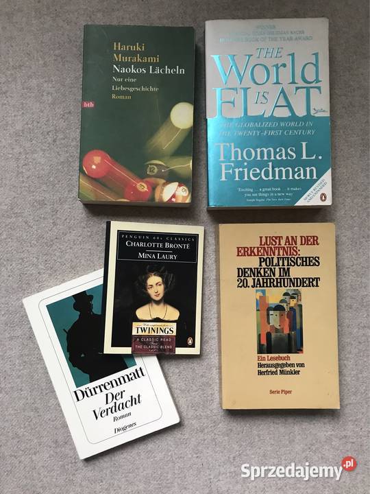 Książki obcojęzyczne angielski niemiecki miękka Warszawa sprzedam