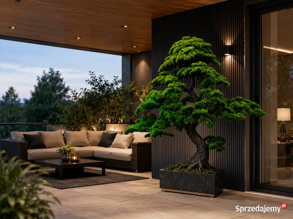 Sztuczne drzewko bonsai 190 x 220 nowoczesna Golkowice sprzedam
