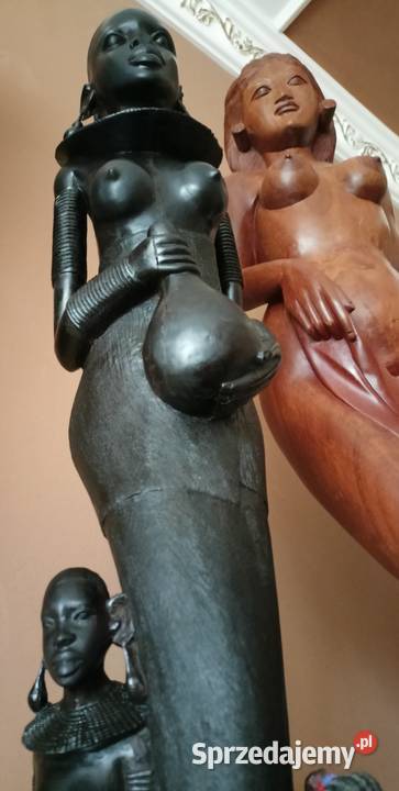 Rzeźba kobieta murzynka heban Rzeszów