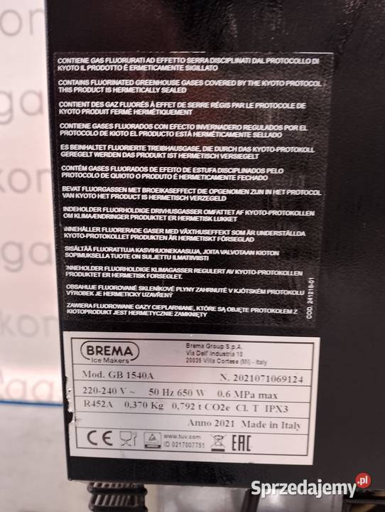 Łuskarka Brema GB1540A873151 STALGAST Wrocław