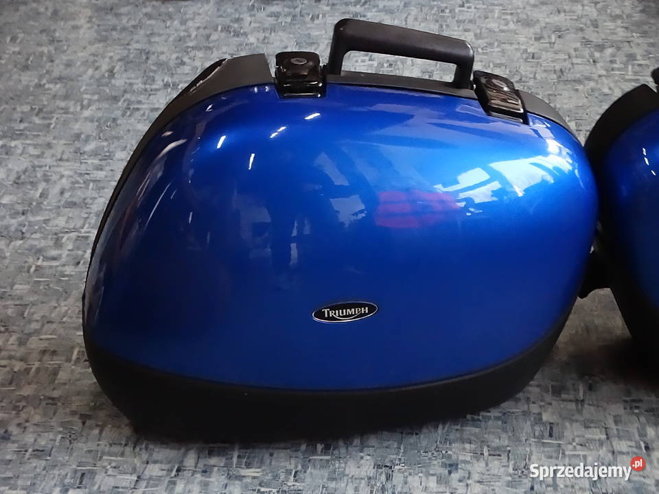 Oryginalne Kufry Boczne TRIUMPH Niebieskie Biłgoraj