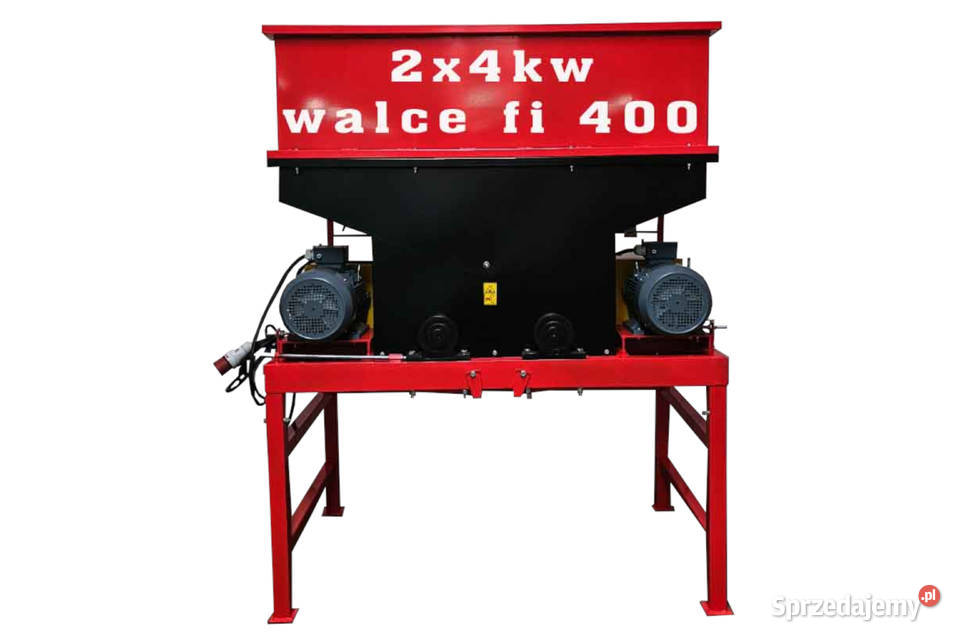 Gniotownik dwusilnikowy silnik na ramie 2x 4kW Rogóźno sprzedam