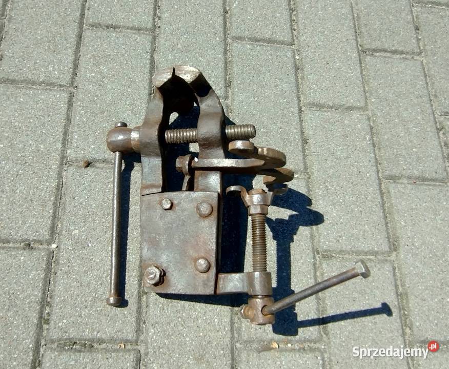 Stare solidne madło kowalskie stołowe Imadła sprzedam