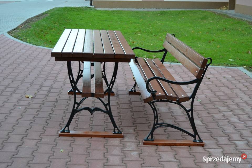 Ławka parkowa miejska królewska z Zalesie
