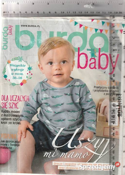 Burda baby 2 2018 wykroje 5698 mazowieckie Pruszków sprzedam