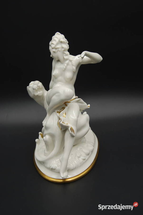 Porcelana Hutschenreuther Ariadna na panterze Poznań