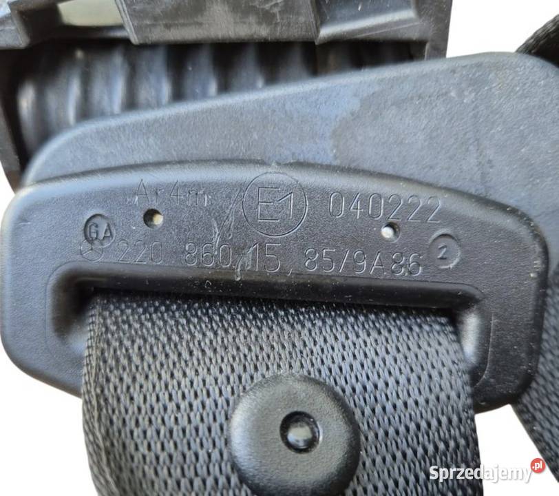 PAS BEZPIECZEŃSTWA PRZÓD LEWY PRAWY TYŁ LEWY Pasy bezpieczeństwa świętokrzyskie Działoszyce sprzedam