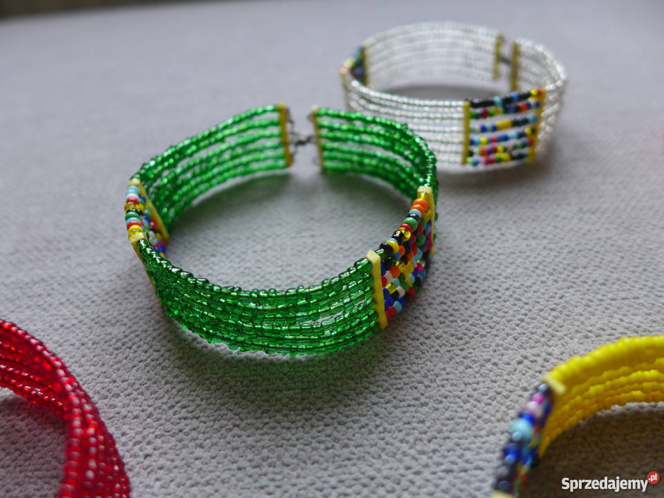 MASAJSKA BRANSOLETKA z Afryki etniczne Warszawa