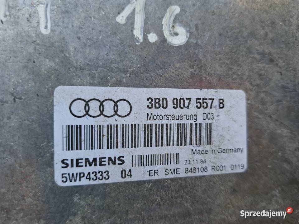 Komputer Sterownik Silnika Audi A4 B5 16 osobowe Wisznice