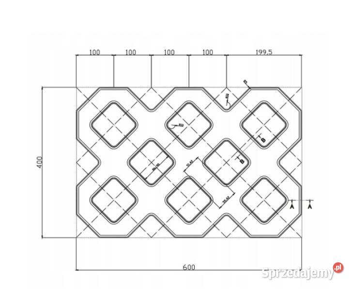 PŁYTA AŻUROWA ZENIT 8 60x40 BRUKBET Pozostałe Gorlice sprzedam