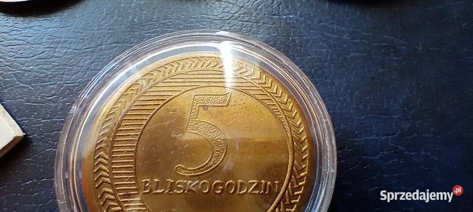Stare monety Medal 5 Bliskogodzin 335 Numizmatyka Lesko