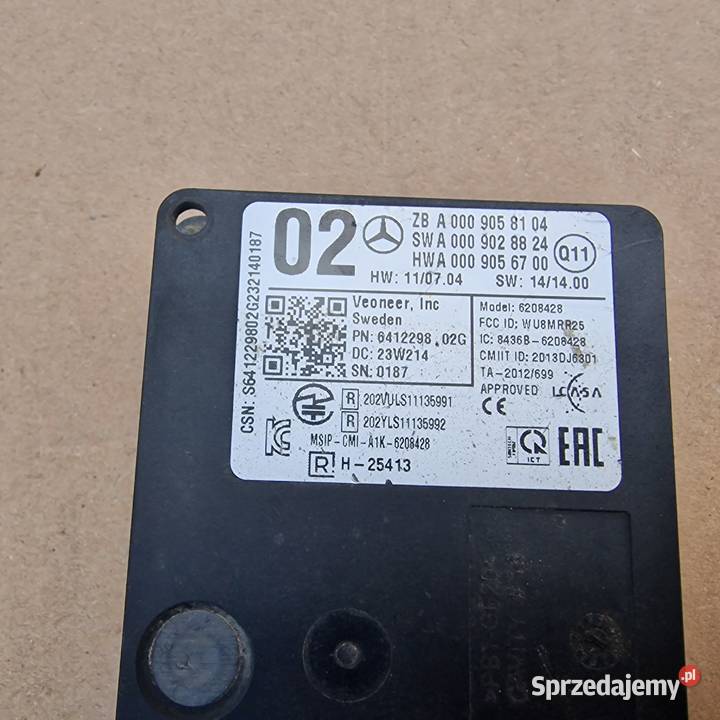 MERCEDES RADAR DISTRONIC CZUJNIK PASA 0009058104 osobowe sprzedam