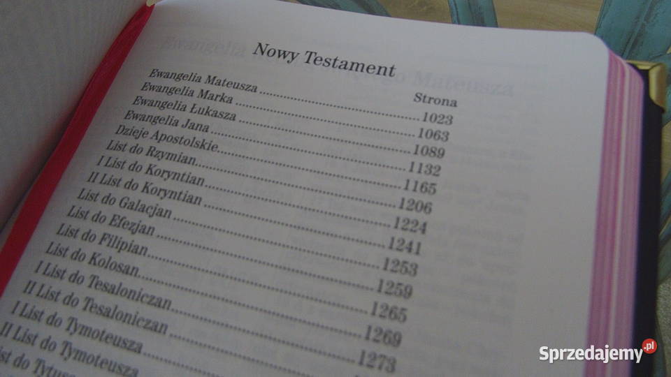 Pismo Święte Biblia Skóra Nowa Prezent księdza Antyki, Sztuka, Kolekcje