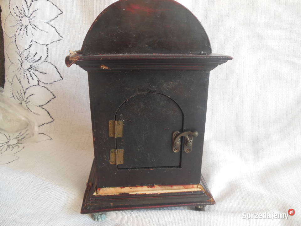 Zegar drewniany PRL Kielce