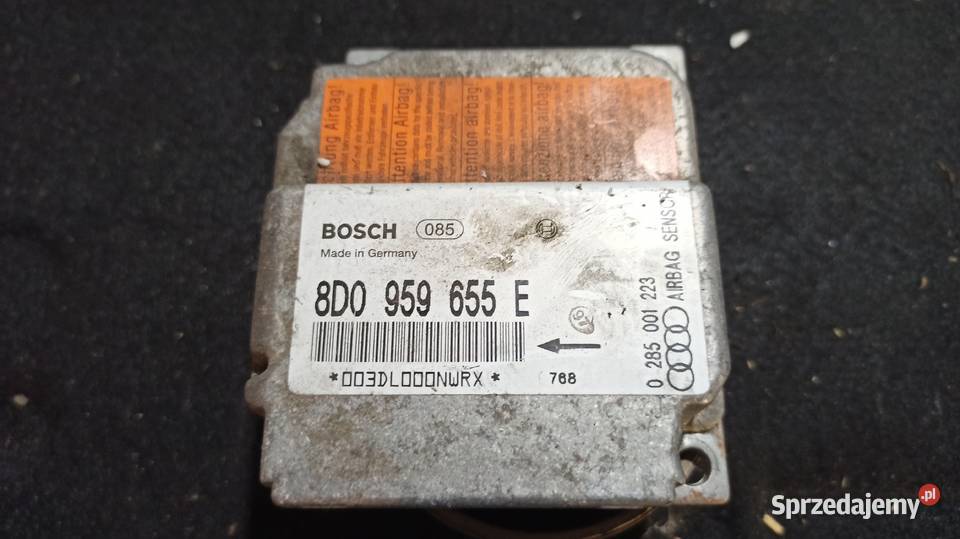 Moduł sensor sterownik AIRBAG A3 I 8L A4 B5 A6 Komputery Dębica