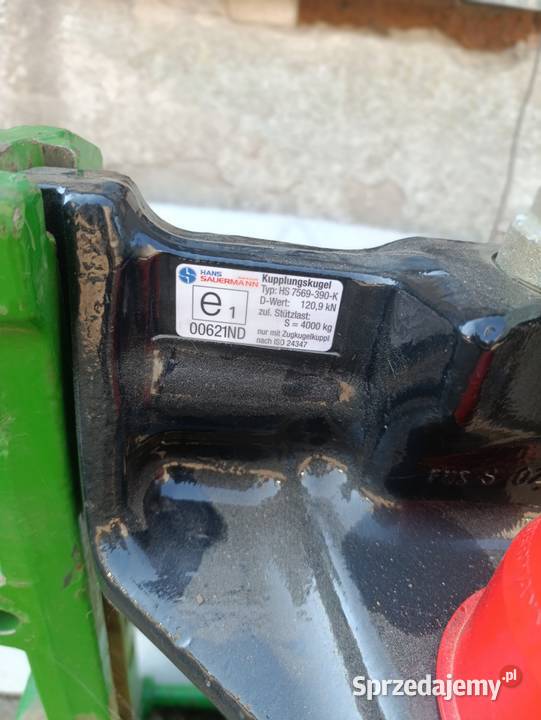 Mocowanie zaczepu rama ramka John Deere 390 Działdowo