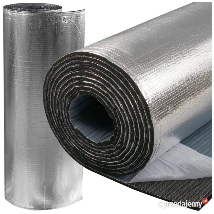Mata pianka gumowa termoizolacyjna z aluminium mazowieckie Łąki