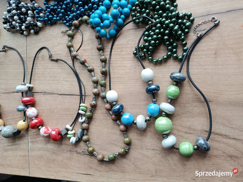 Korale ceramika sztuczne różne 1 sztukę Pozostałe Choszczno