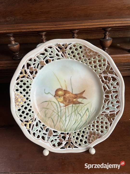 Talerzyk do powieszenia z ptaszkiem Ażur Ptaszek Gdańsk