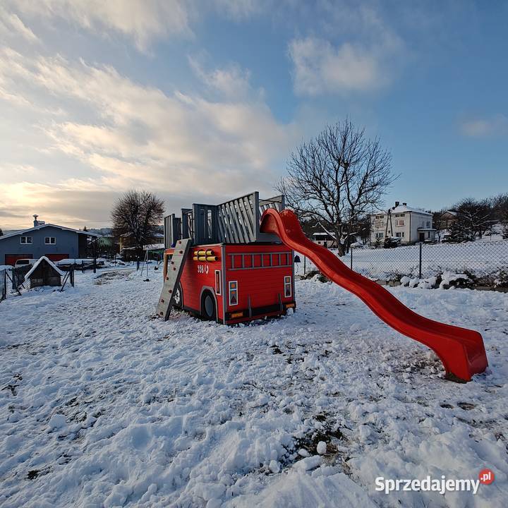 Wóz strażacki drewniany PLAC ZABAW dzieci PZ24 Rzeszów