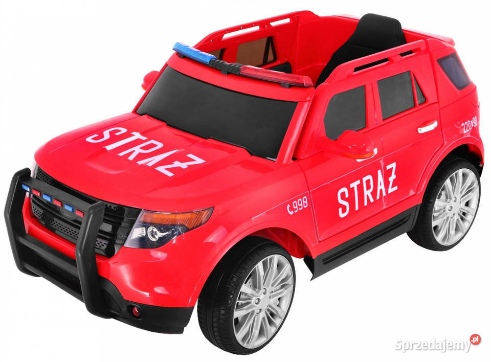 Samochód na akumulator SUV Straż Pożarna auto mazowieckie Warszawa