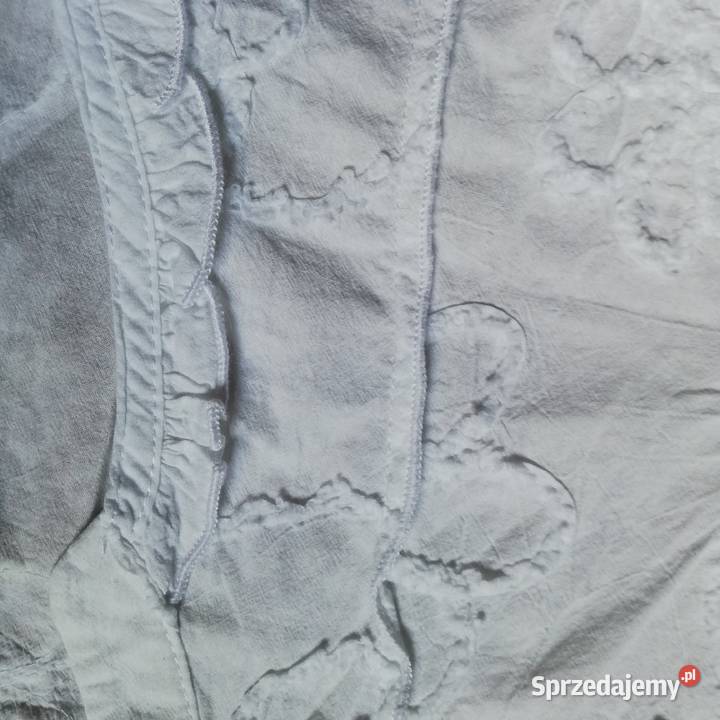 Damska bluzka taliowana bawełna biała Papaya 14 Stare Zakole sprzedam