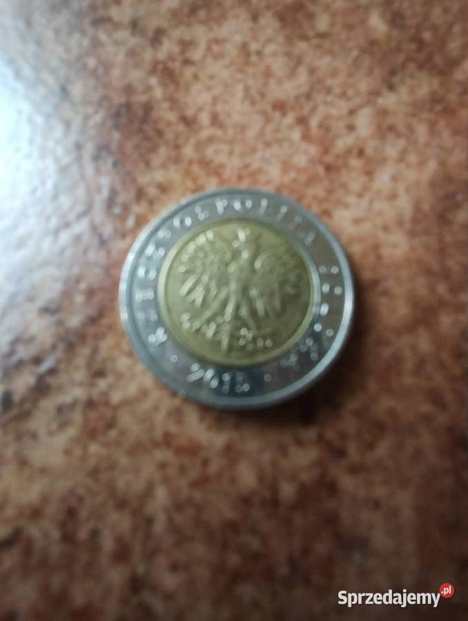 Moneta 5zlz 2015 roku śląskie Skoczów