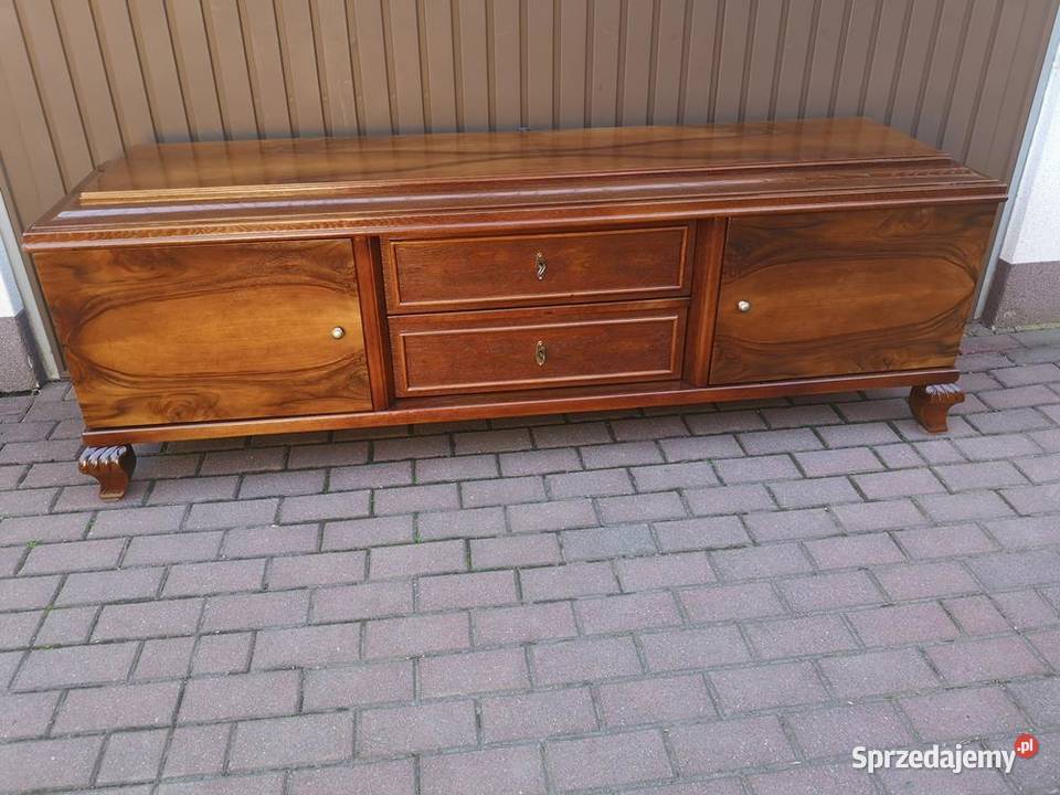 Komoda Szafka RTV Niska ARTDECO 205 OrzechDąb Swarzędz