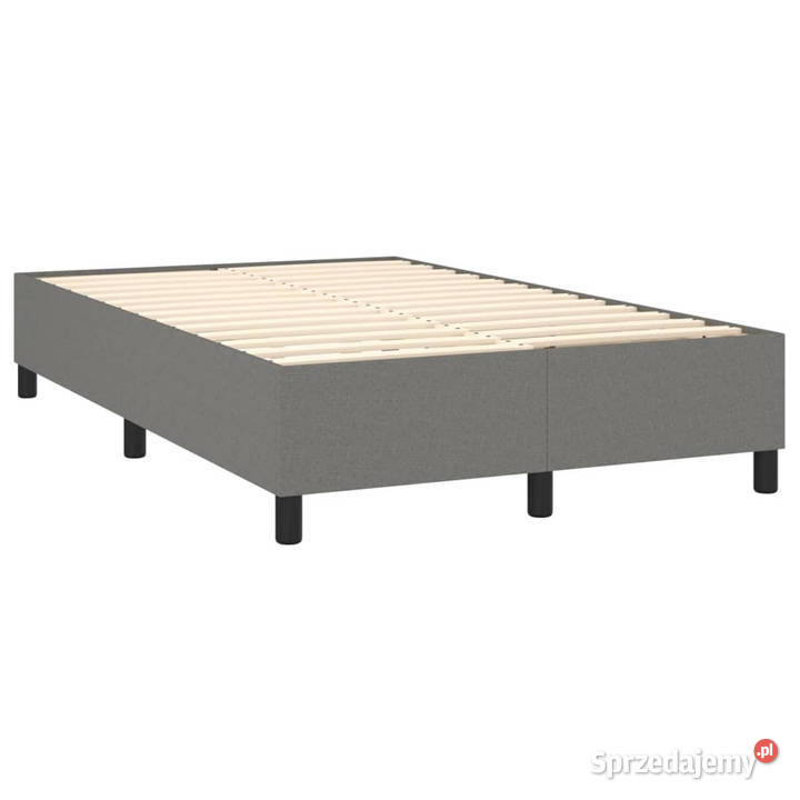 Łóżko kontynentalne z materacem ciemnoszara 120cm Łóżka sprzedam