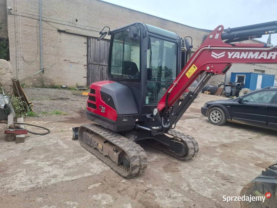 Yanmar sv 26 minikoparka Koparki podlaskie Augustów