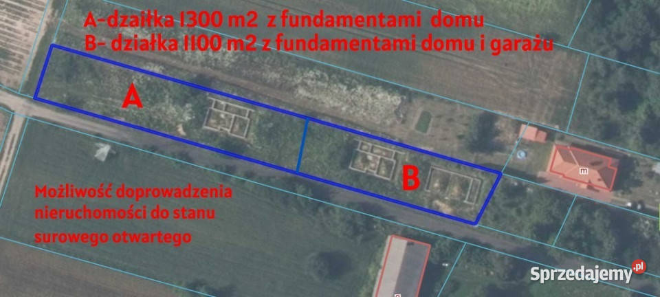 Działka budowlana 13a Charlęż g Spiczyn budowa