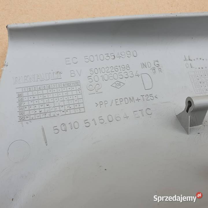 DAF LF 45 55 MIDLUM OBUDOWA OSŁONA SŁUPKA PRAWY Bieleń