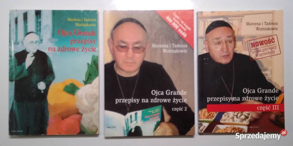 Ojca Grande przepisy na zdrowe życie część I II pomorskie Gdańsk sprzedam