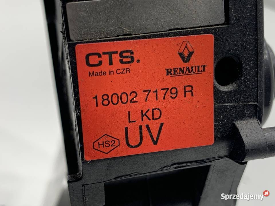 POTENCJOMETR GAZU OPEL VIVARO B 180027179R 16 osobowe